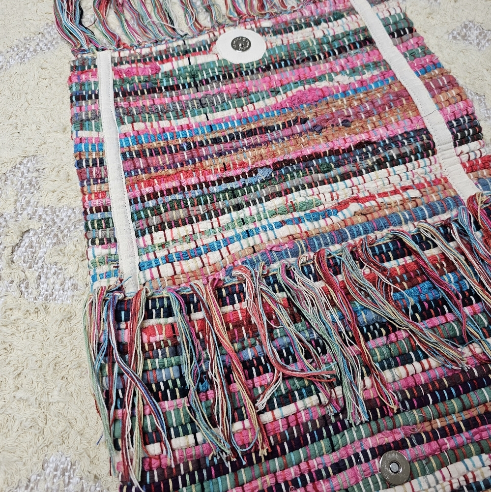 Anthropologie Love Binetti Woven Clutch Bag - Picture 4 of 6